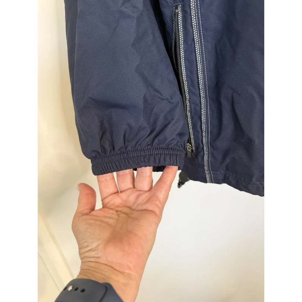 Roundtree & Yorke Sport Mens Jacket Blue Windbreaker‎ Vintage Medium Pockets GUC